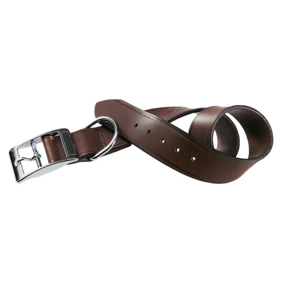 Obojek kožený VIP C 55cmx30mm hnědý