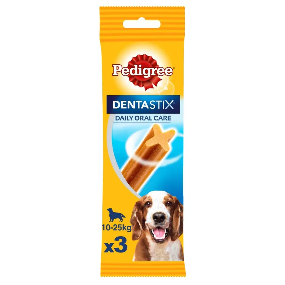 Pedigree pochoutka denta stix medium 3ks 77g