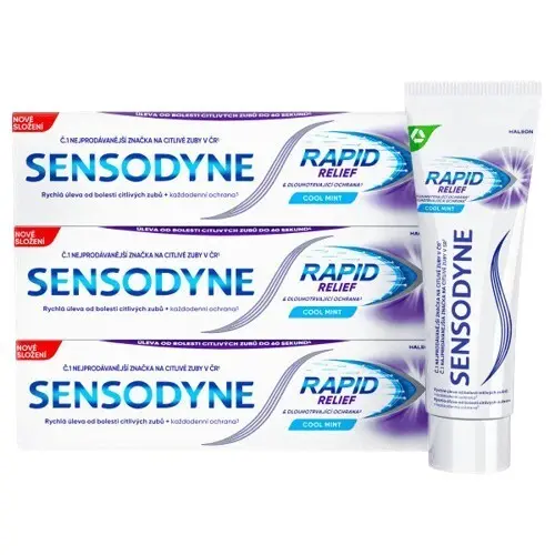 Sensodyne Rapid Relief zubní pasta 3x75ml