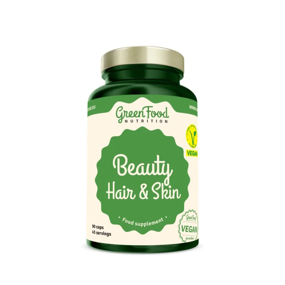 GreenFood Beauty Hair & Skin 90 kapslí