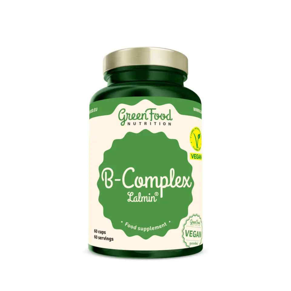 GreenFood B-Komplex Lalmin 60 kapslí