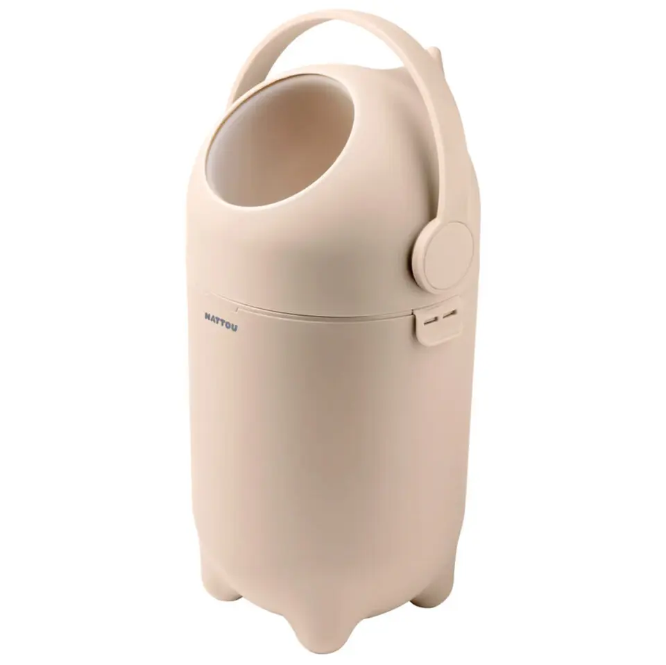 NATTOU Koš na pleny Dropy Beige 27 cm, 20l
