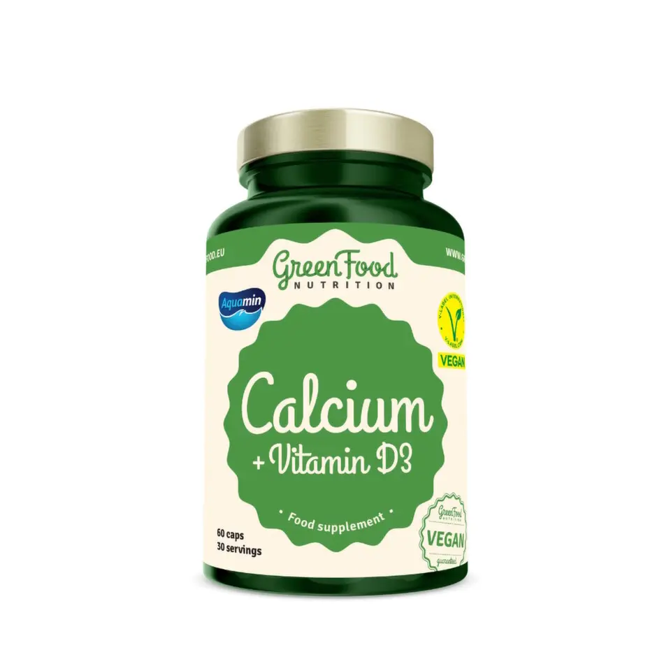 GreenFood Calcium+Vitamin D3 cps.60