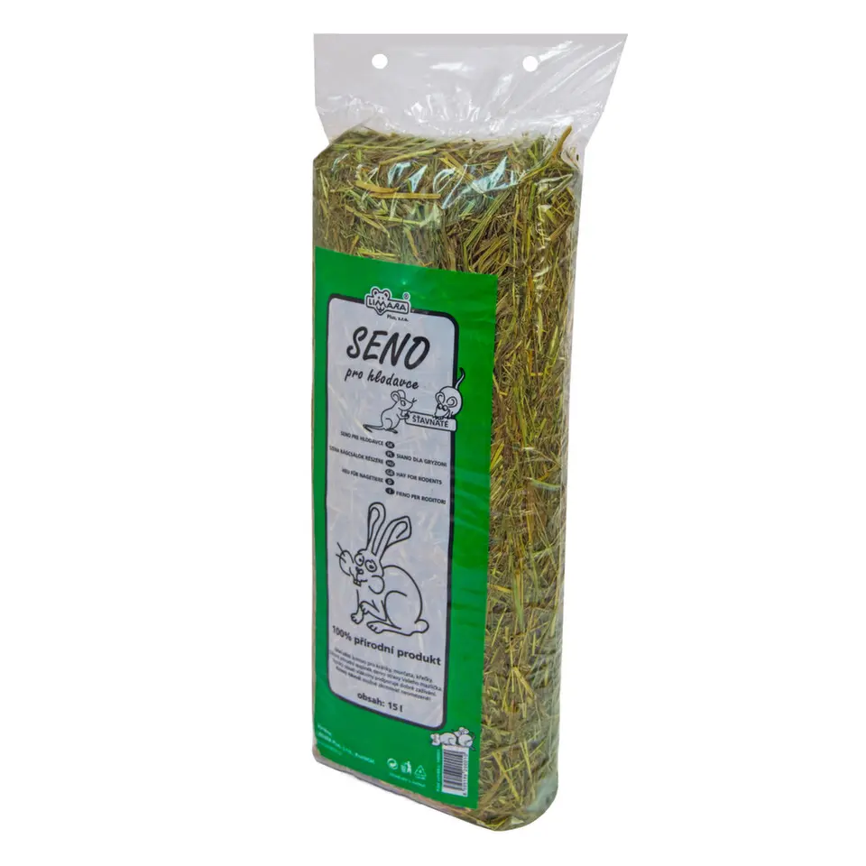 Seno luční pro hlodavce LIMARA 15l/500g