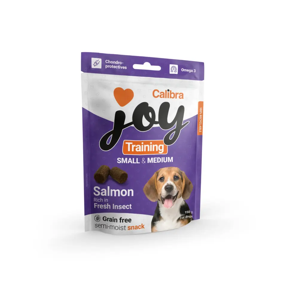 Calibra Joy Dog Training S&M Salmon&Insect 150g + Množstevní sleva