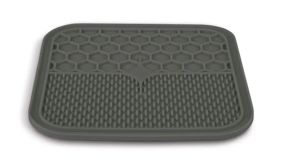 Lízací podložka pro psy silicone šedá L Zolux
