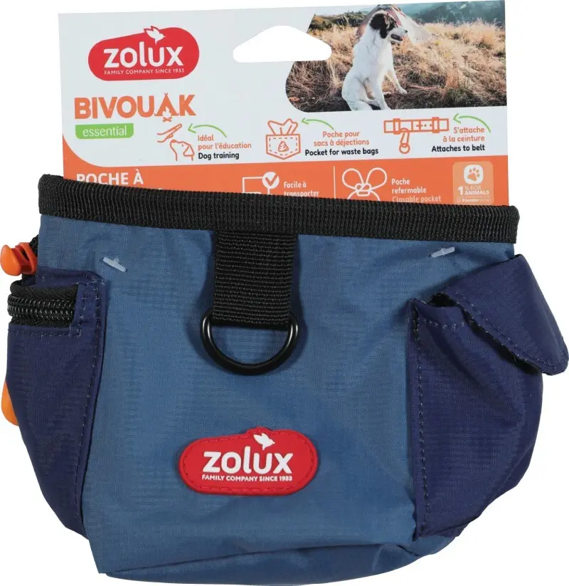 Taška na pamlsky BIVOUAK modrá Zolux