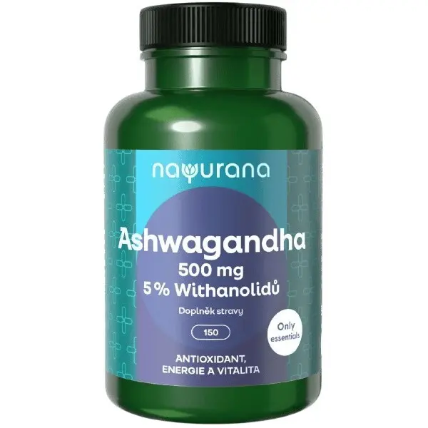 Nayurana Ashwagandha 500mg 5% Withanolides cps.150
