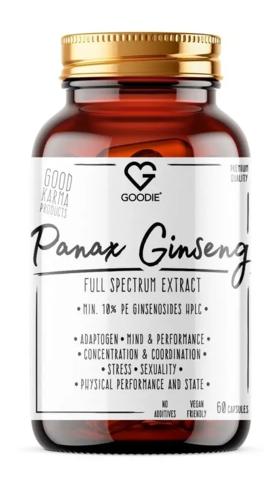 Goodie Ženšen pravý - Full spektrum extrakt 60 kapslí