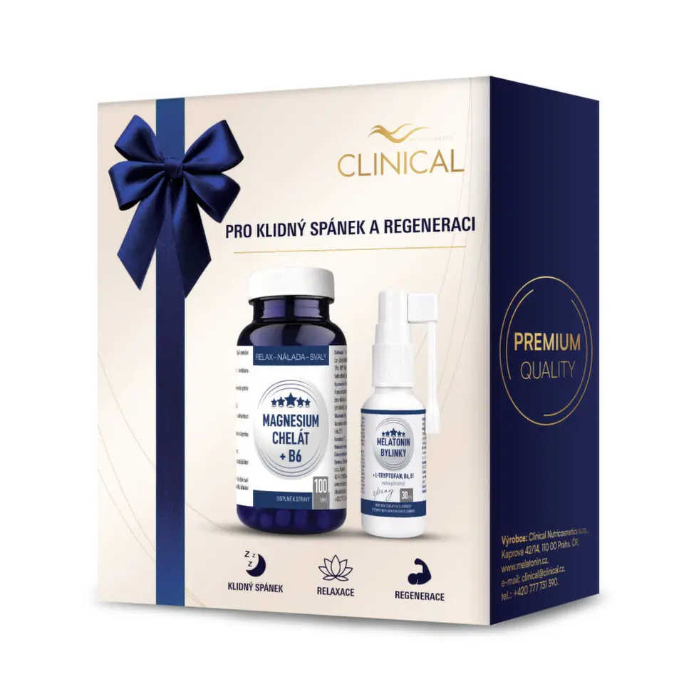 Magnesium Chelát B6 + Melatonin spray 1+1