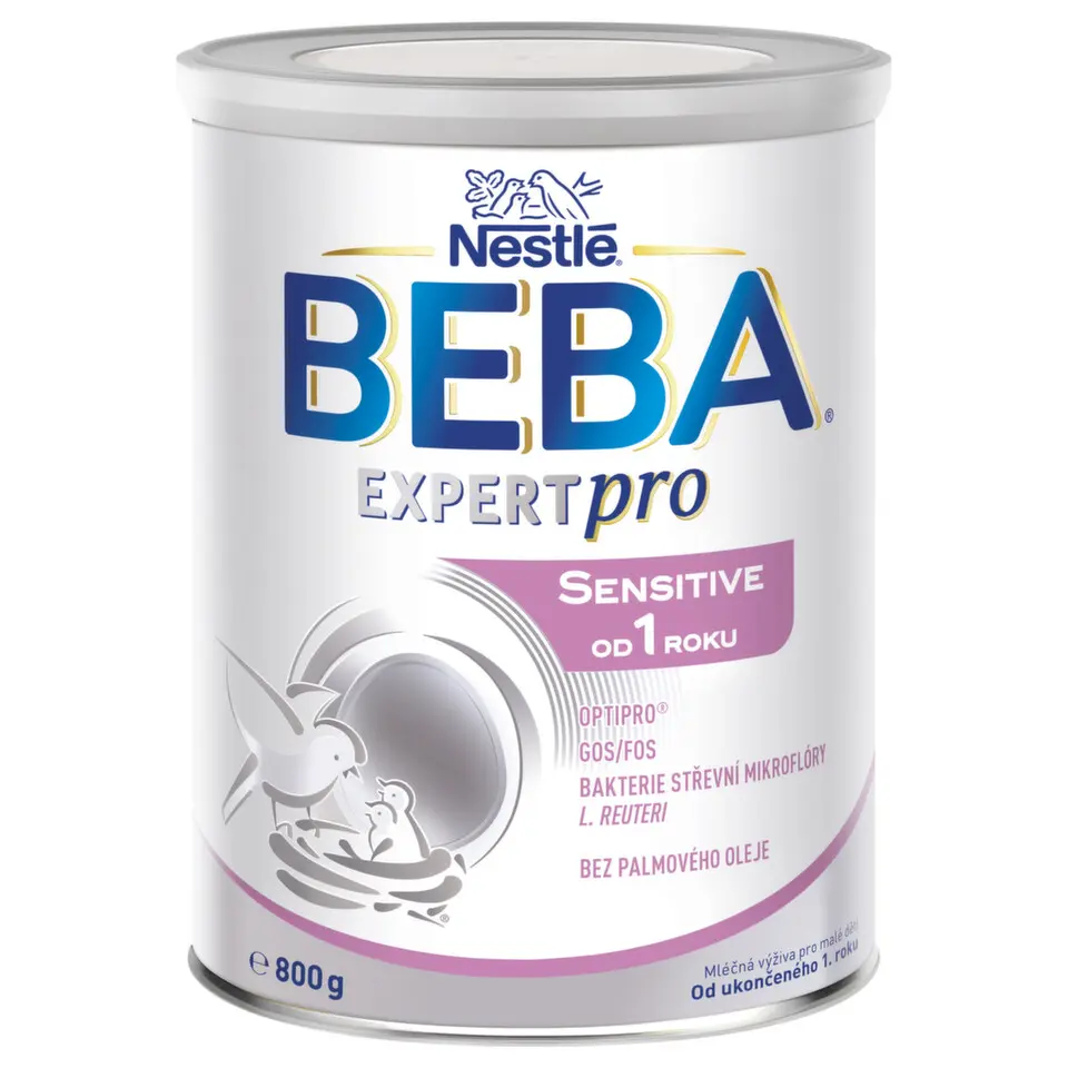 BEBA Batolecí mléko EXPERTpro SENSITIVE, 12m+ 800 g