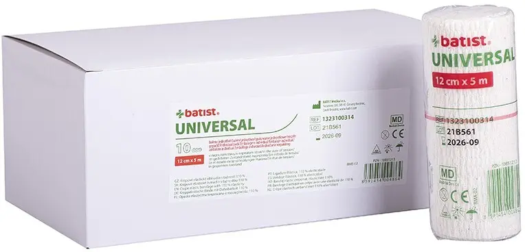 UNIVERSAL elast.obinadlo 12cmx5m tažnost 110% 1ks