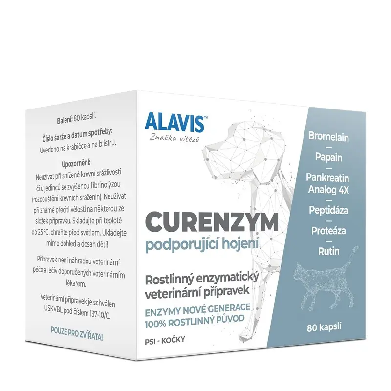 ALAVIS™ Curenzym podporující hojení 80 kapslí