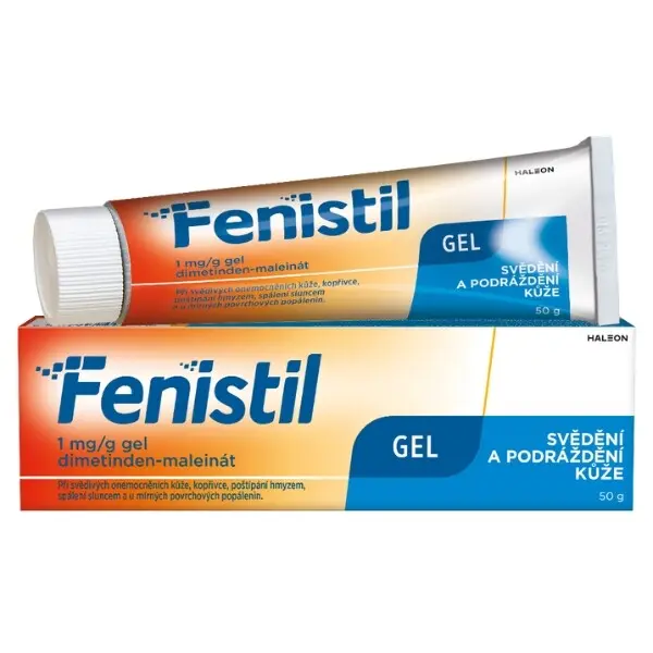 Fenistil gel 1mg/g při svědění pokožky 50g