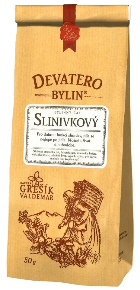 Grešík Devatero bylin Slinivkový čaj 50g