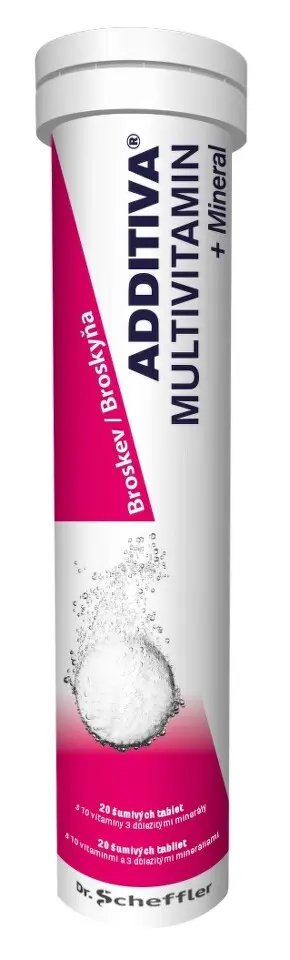 Additiva Multivitamin+Mineral BROSKEV šum. tablety 20 ks