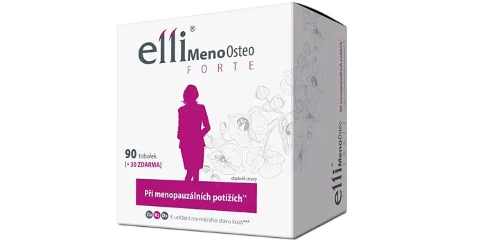 ELLI MenoOsteo forte 90 + 30 tobolek zdarma