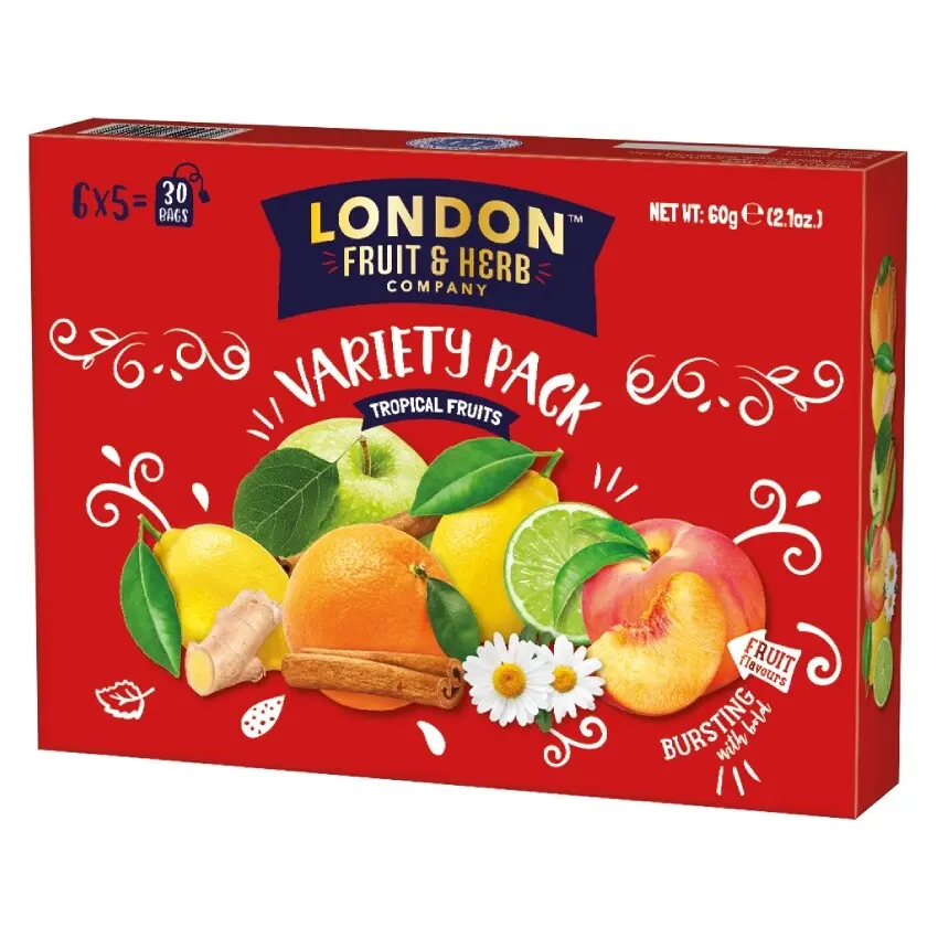 London Tropical Fruit display 6 x 5 sáčků