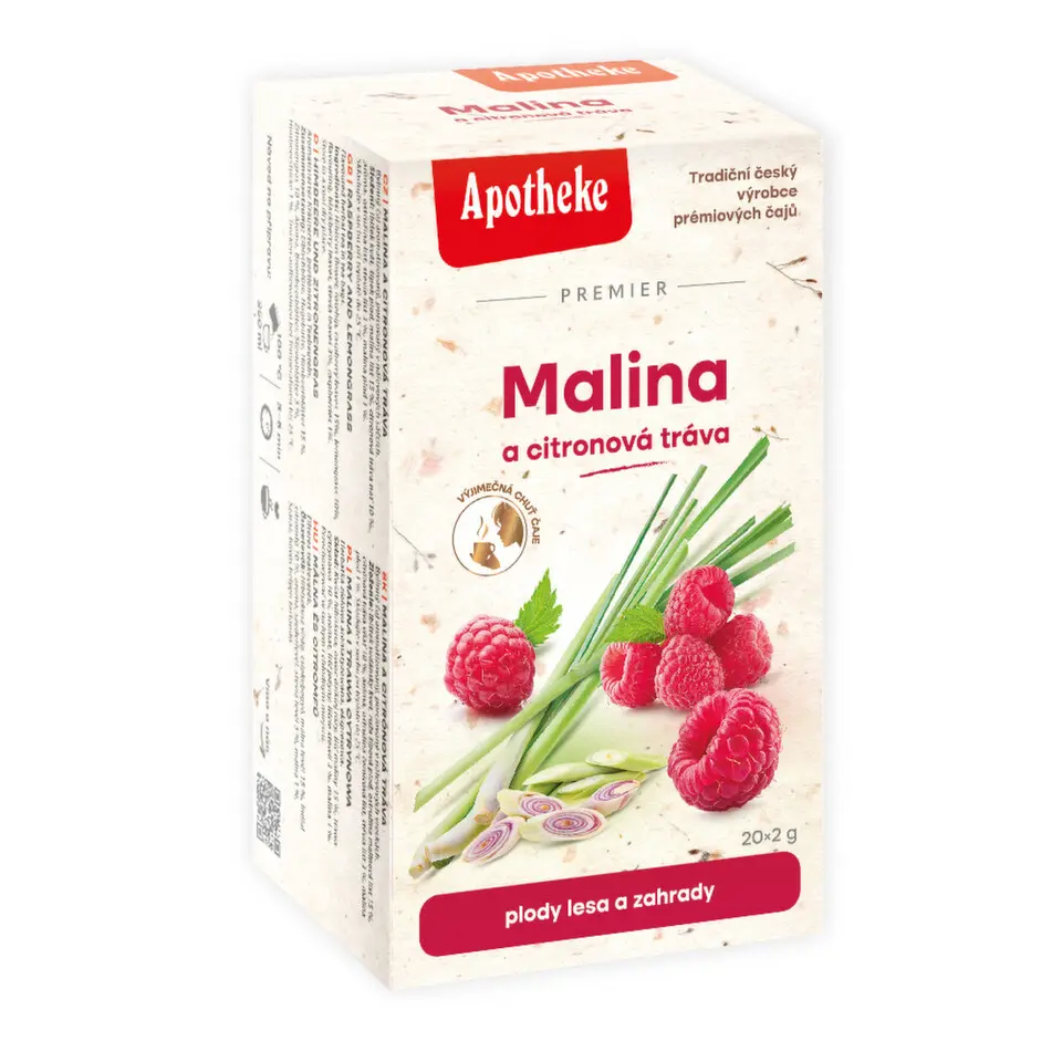 Apotheke Bylinný čaj Malina s citronovou trávou
