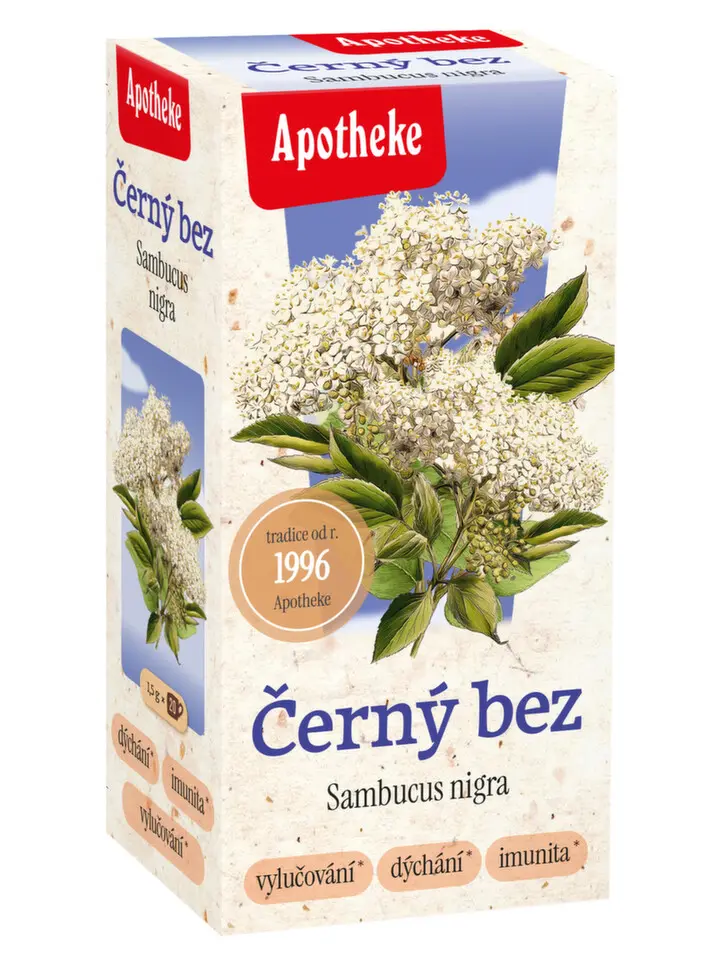 Apotheke Černý bez květ čaj 20x1.5g