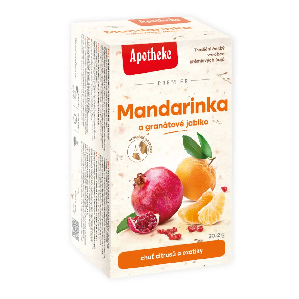 Apotheke Mandarinka a granátové jablko čaj 20x2g