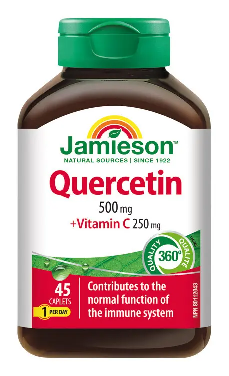 JAMIESON Kvercetin 500 mg s vitamínem C 250mg tbl.45
