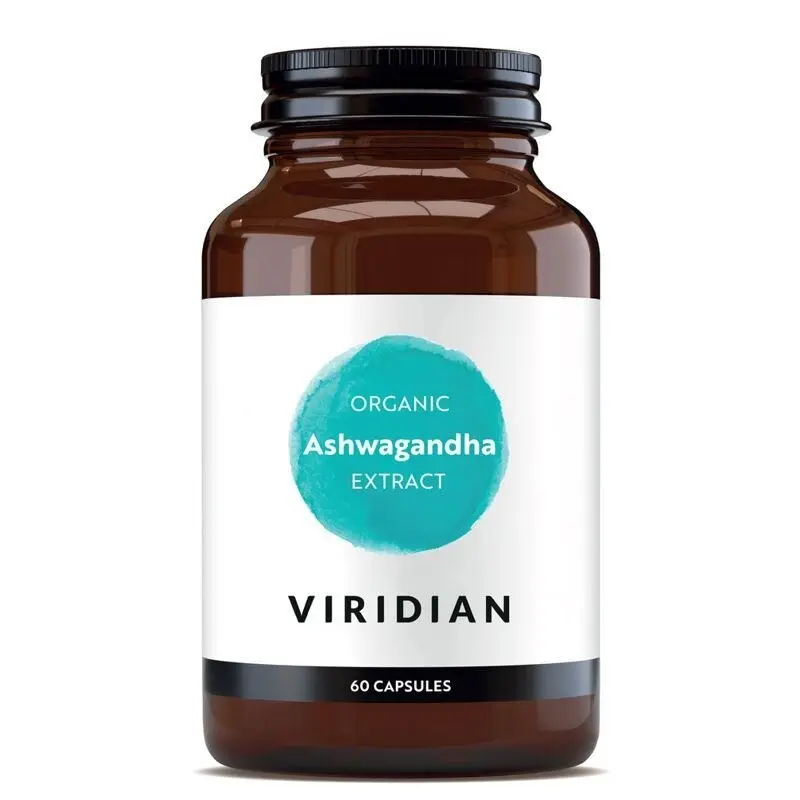 VIRIDIAN Nutrition Organic Ashwagandha Extract 60 kapslí