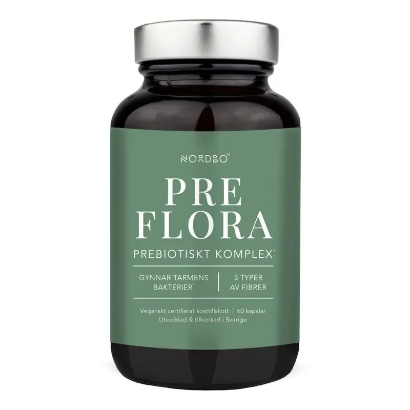 Nordbo Pre Flora (Prebiotika) 60 kapslí