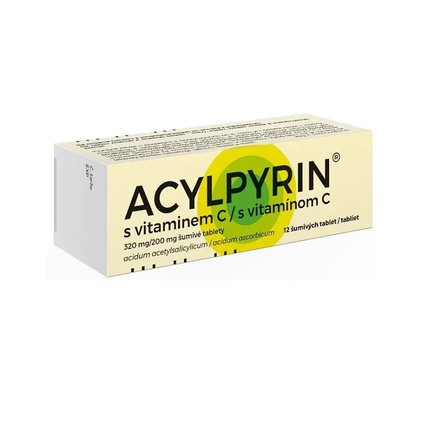 ACYLPYRIN S VITAMINEM C 320MG/200MG TBL EFF 12