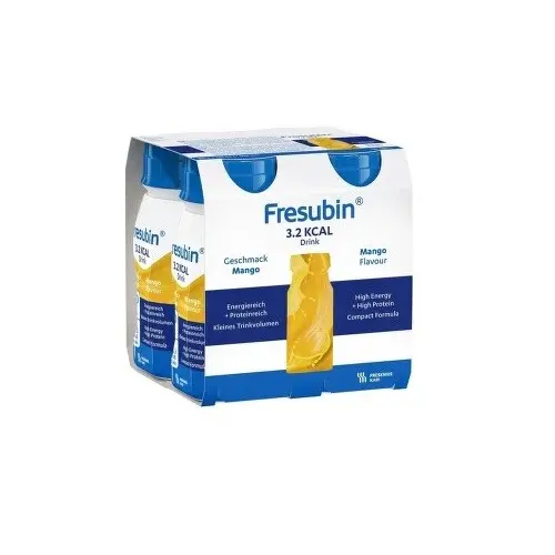 FRESUBIN 3,2 KCAL DRINK PŘÍCHUŤ MANGOVÁ POR SOL 4X125ML