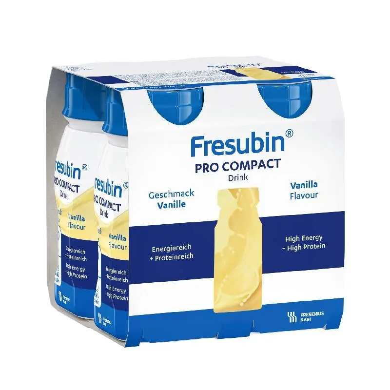FRESUBIN PRO COMPACT DRINK PŘÍCHUŤ VANILKOVÁ POR SOL 4X125ML