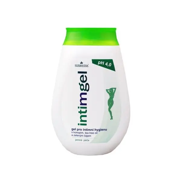Herbavera intimní sprchový gel tea tree a zelený čaj, 250 ml