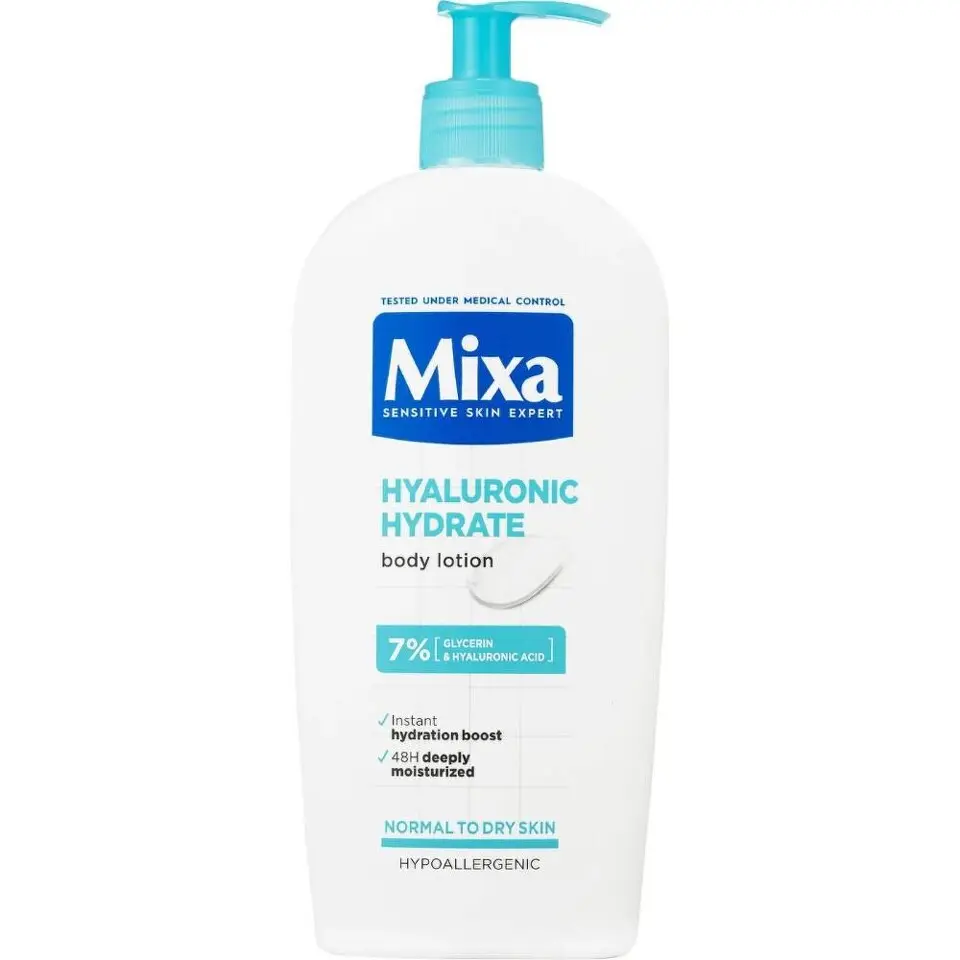 Mixa Lehké hydratační tělové mléko pro suchou a citlivou pokožku Hyalurogel (Body Lotion) 400 ml