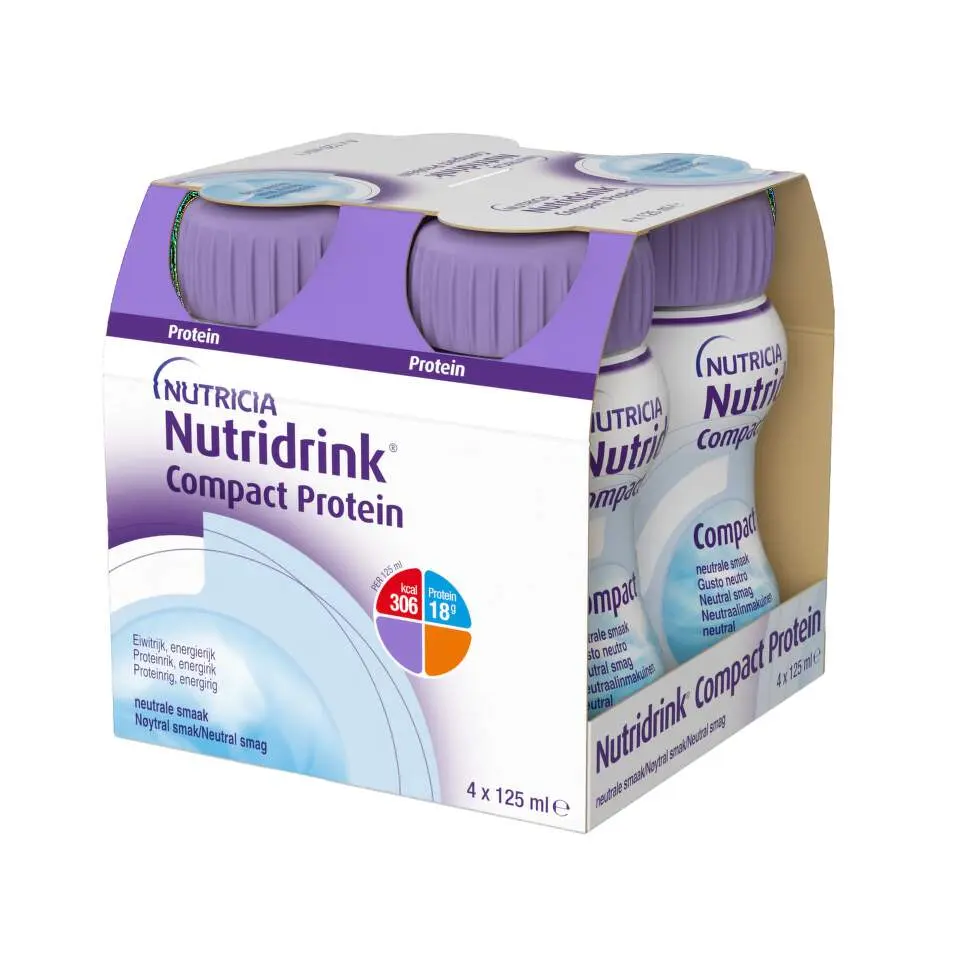 Nutridrink Compact Protein s př. neutral. 4x125ml