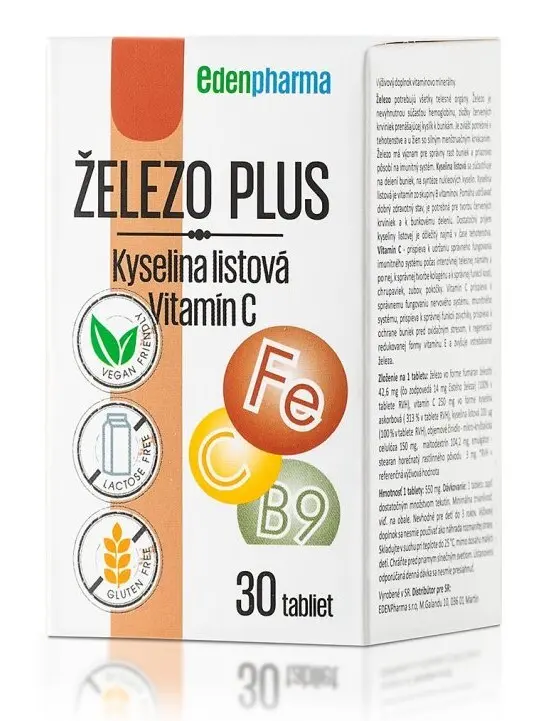 Edenpharma Železo Plus tbl.30