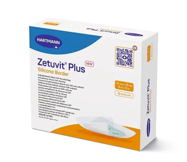 Zetuvit Plus Silicone B.15x15cm silikon.krytí 10ks
