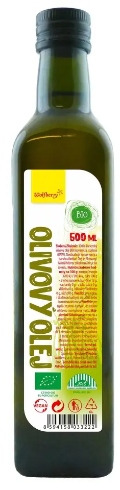 WOLFBERRY Olivový olej panenský BIO 500 ml