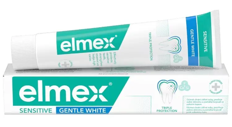 Elmex Sensitive Gentle White 2×75ml