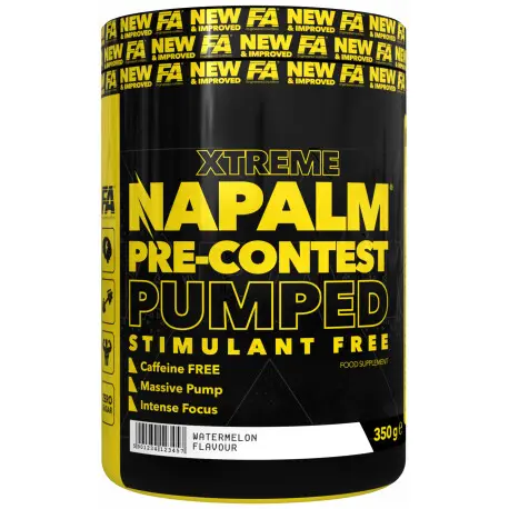 Fitness Authority Xtreme Napalm Pre-Contest Pumped stimulant free 350g