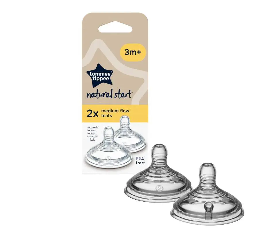 Tommee Tippee Náhradní dudlík C2N 2ks, 3+ střední průtok