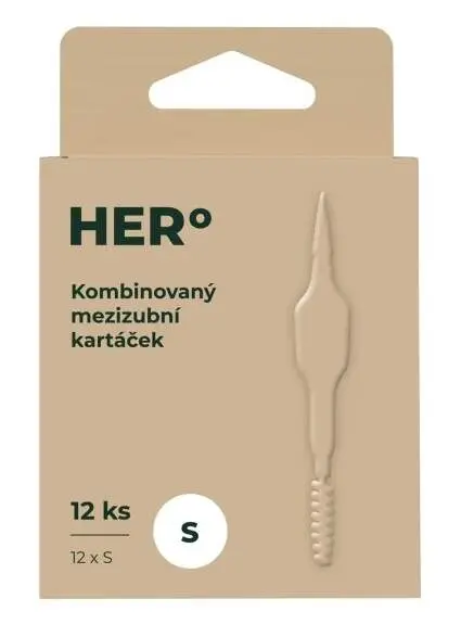 HERBADENT Hero Mezizubní kartáčky S 12 kusů