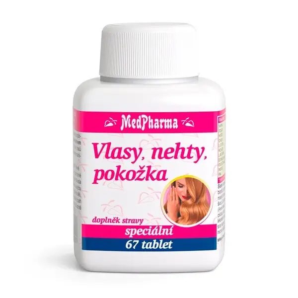Medpharma Vlasy nehty pokožka tbl.67