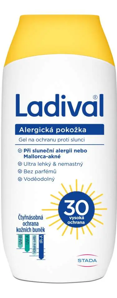 LADIVAL Gel na opalování Alergická pokožka SPF30 200 ml