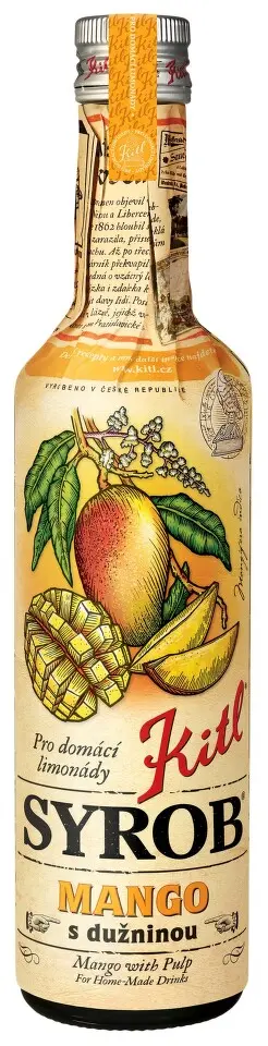 Sirup Kitl Syrob - mango s dužinou, 0,5 l