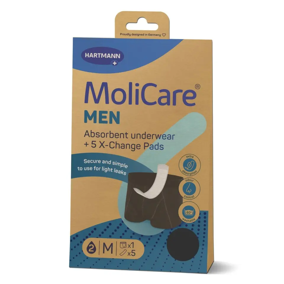 MoliCare MEN absorpční prádlo M 1ks + vložky 5ks