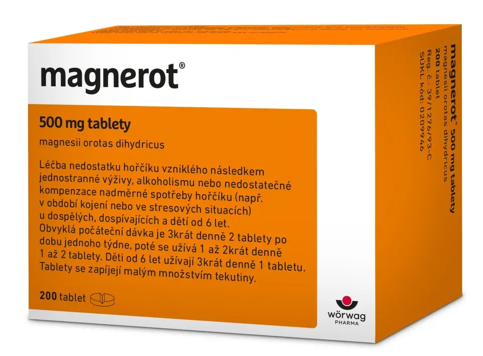 MAGNEROT 500MG TBL NOB 200 II