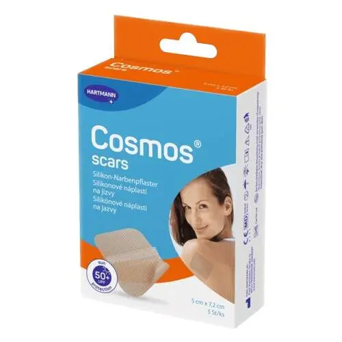 Cosmos Scar náplast na jizvy silikon.5x7.2cm 5ks