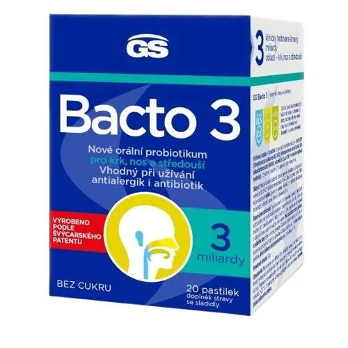 GS Bacto 3 pastilek 20