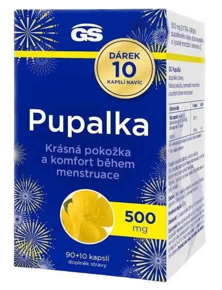 GS Pupalka 500mg cps.90+10 dárek