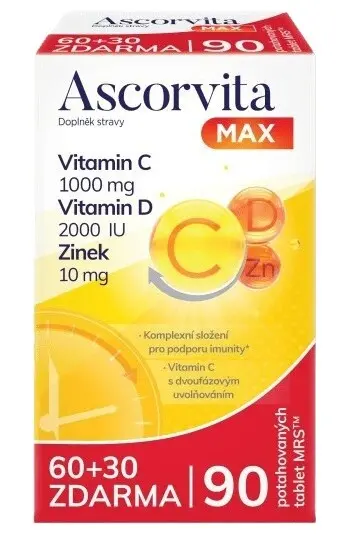 Ascorvita Max 60+30 tablet